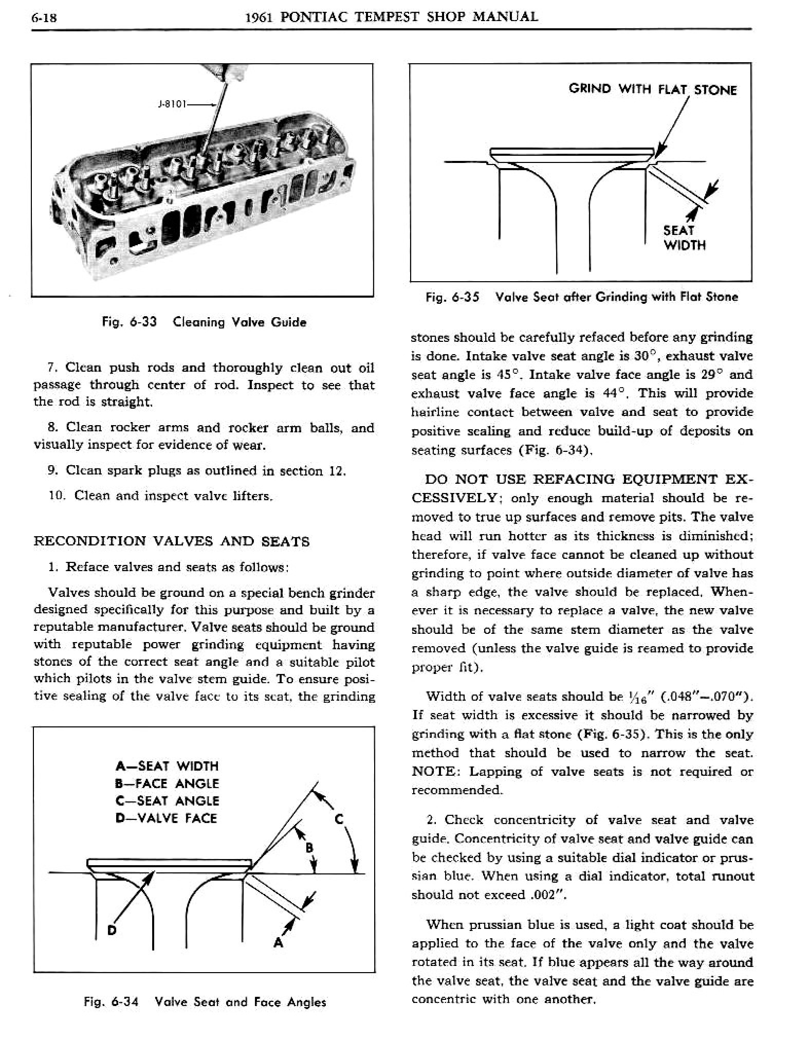 1961 Pontiac Tempest Shop Manual Engine Page 18 Of 71